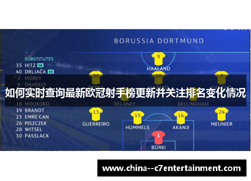 如何实时查询最新欧冠射手榜更新并关注排名变化情况